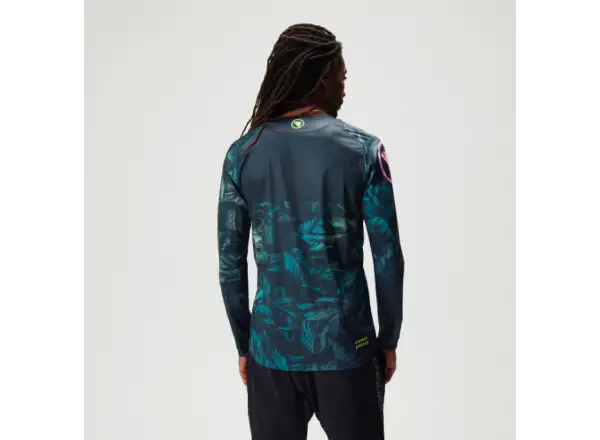 Endura Tropical Print LTD men's jersey long sleeve Grey