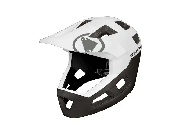 Endura SingleTrack Full Face kask White