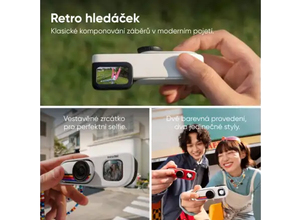 Insta360 GO 3S kamera Retro bundle 64 GB edycja specjalna czerwona