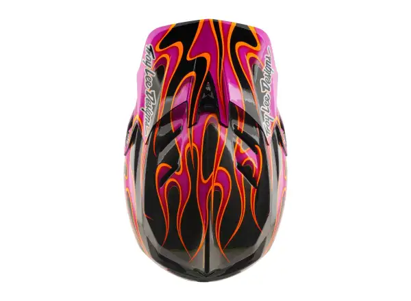 Troy Lee Designs D4 Carbon MIPS kask Torched Carbn/Magenta