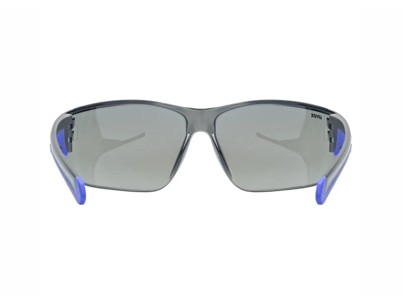 Uvex Equate okulary Black/Blue Matt/Mirror Blue