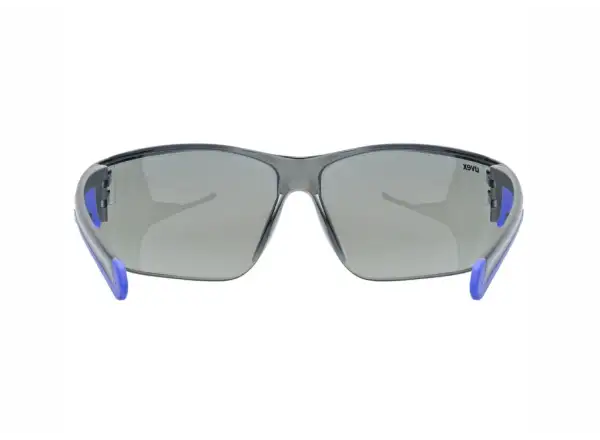 Uvex Equate okulary Black/Blue Matt/Mirror Blue