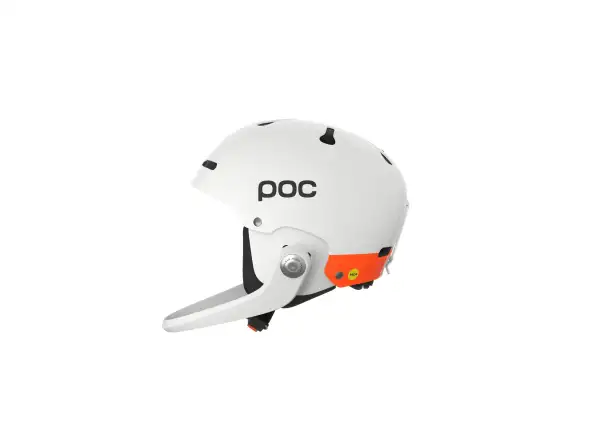 POC Artic SL MIPS kask narciarski Hydrogen White/Fluorescent Orange