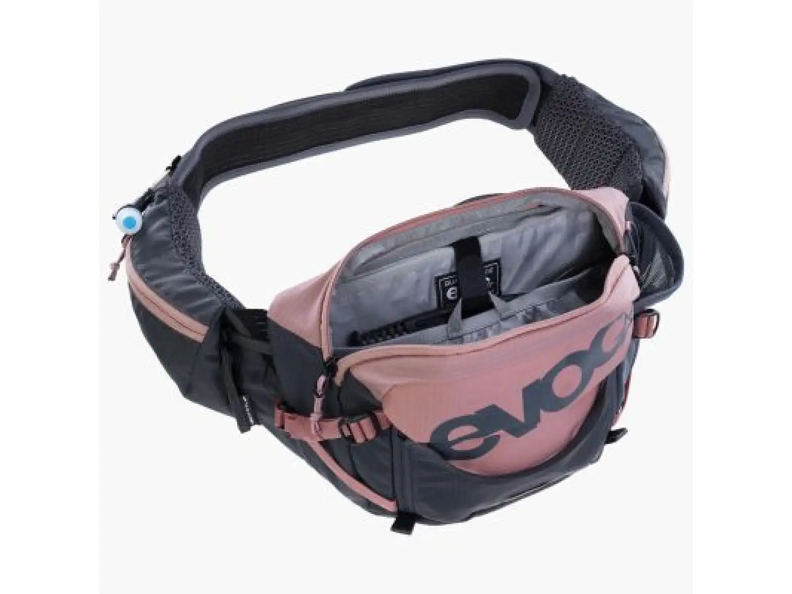 Evoc Hip Pack Pro 3 l nerka Dusty Pink/Carbon Grey + bukłak 1,5 l