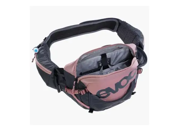 Evoc Hip Pack Pro 3 l nerka Dusty Pink/Carbon Grey + bukłak 1,5 l