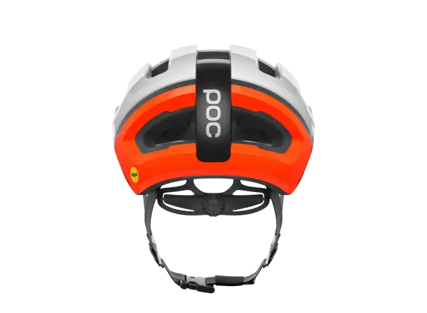 POC Omne Air MIPS szosowy kask Hydrogen White/Fluorescent Orange