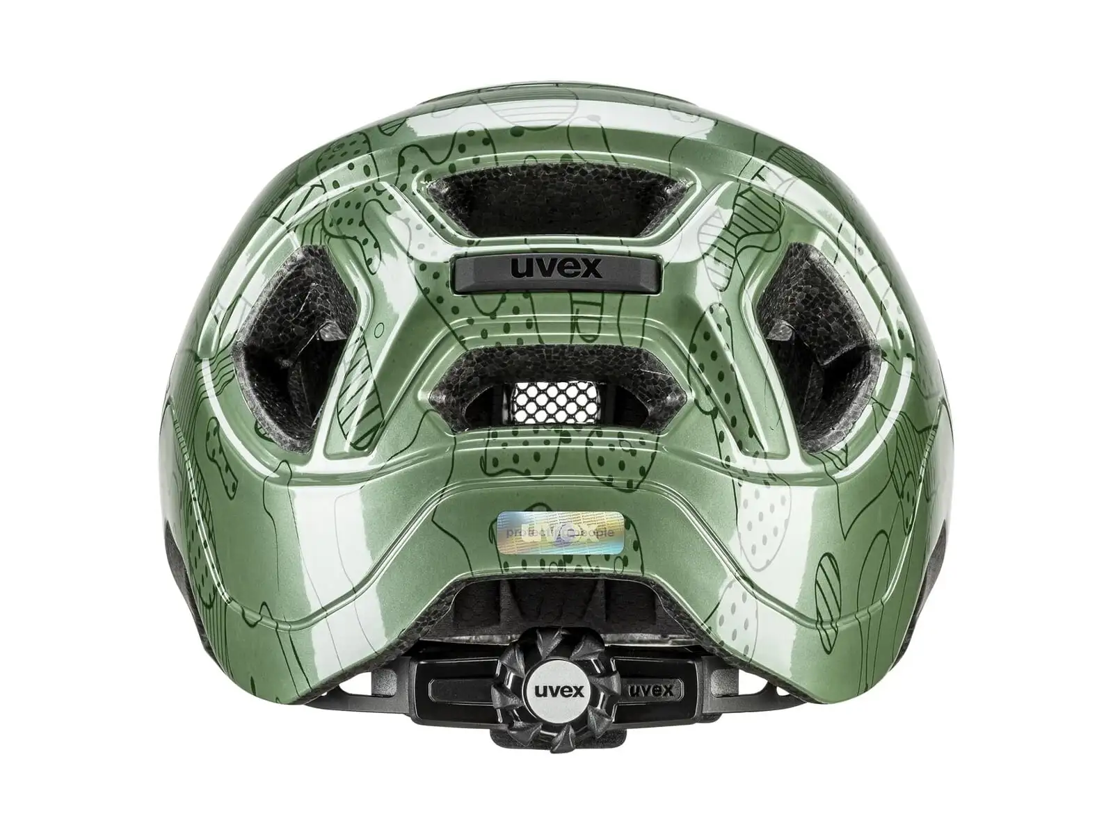 Uvex React JR. kask Moss Green Altimeter