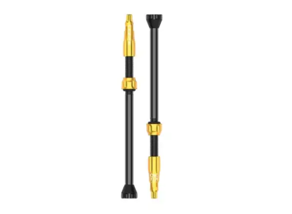 Lezyne CNC TLR Valve wentyl bezdętkowy 60 mm złoty