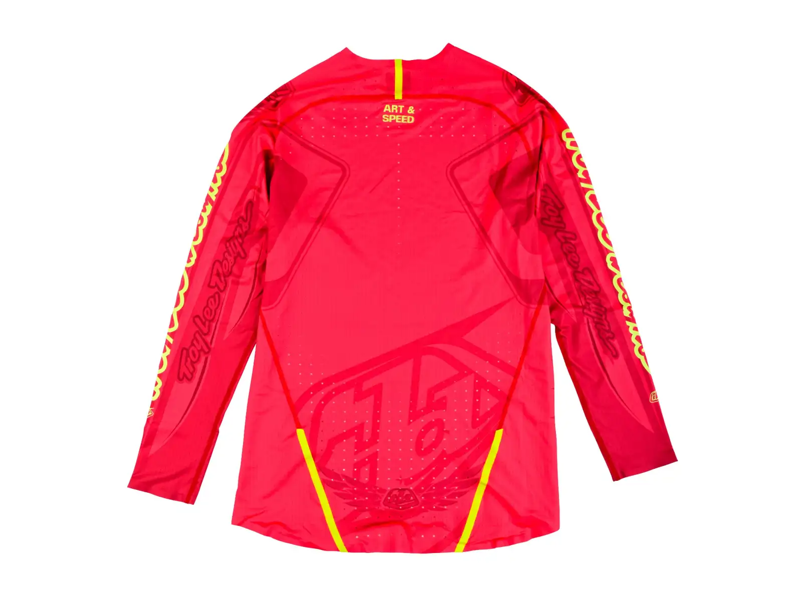 Troy Lee Designs Sprint Ultra Ghostwing męska koszulka z długim rękawem Infra Red