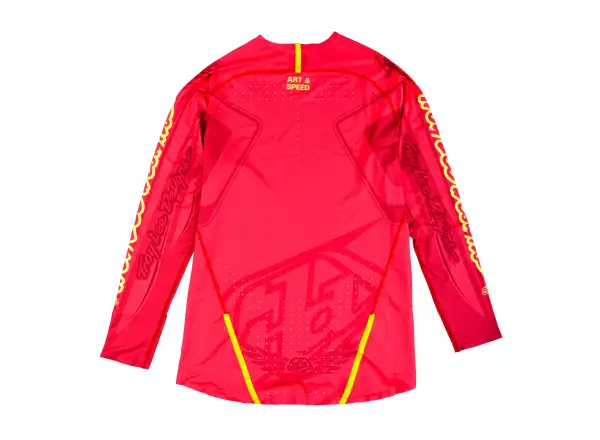 Troy Lee Designs Sprint Ultra Ghostwing męska koszulka z długim rękawem Infra Red