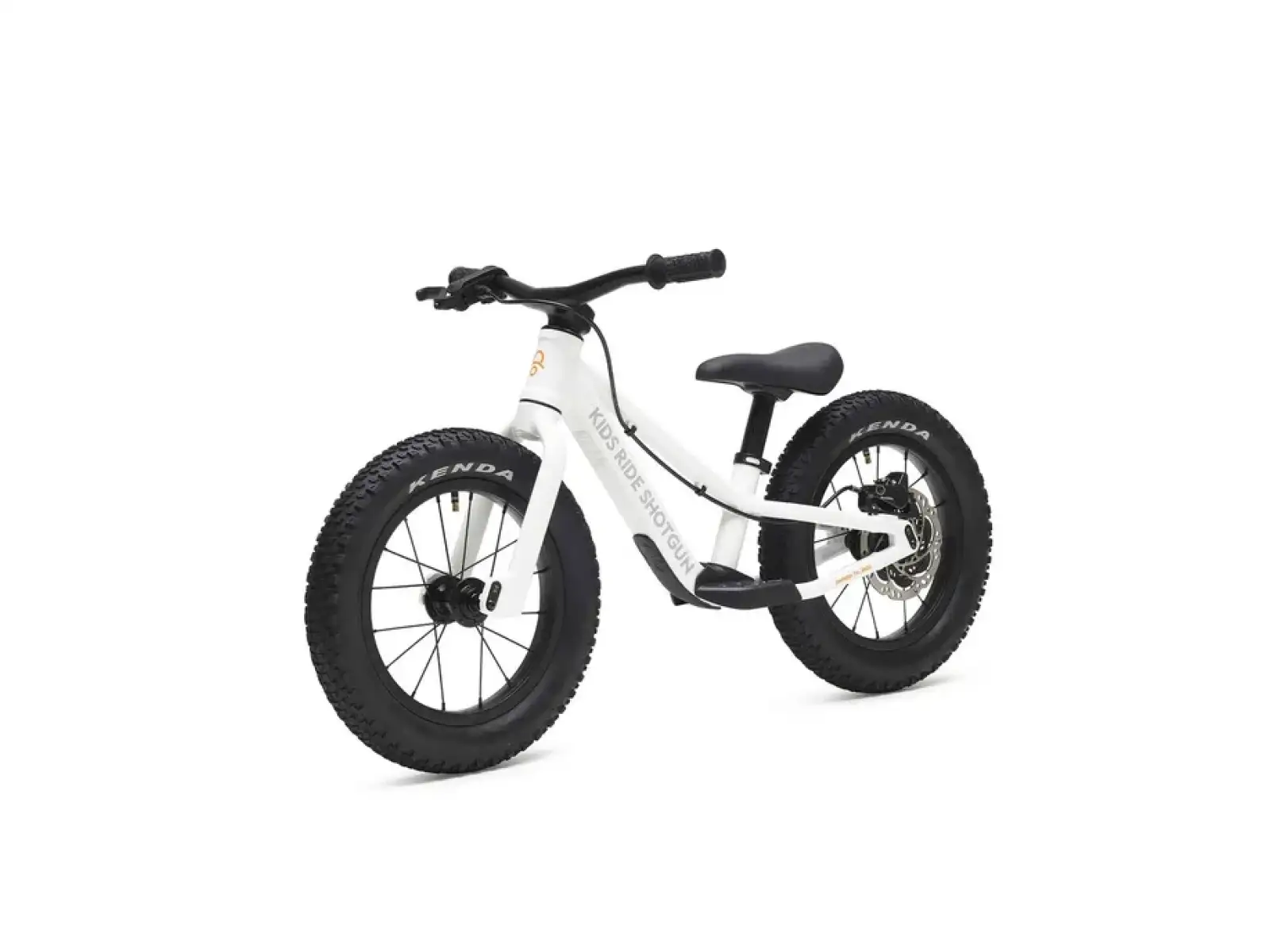 Kids Ride Shotgun dziecięcy rowerek biegowy Dirt Hero 14" z hamulcem 2026 biała