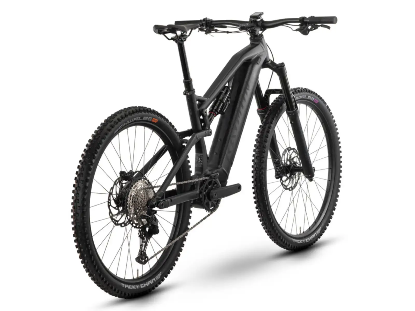 Raymon Trailray 170 Pro pełne zawieszenie rower elektryczny Black Stealth/Iridiscent