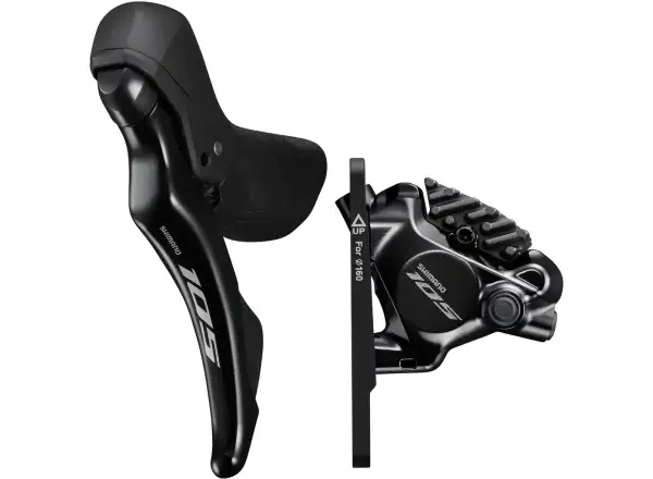 Shimano 105 BR-R7170/ST-R7120 2 rz. dźwignia zmiany biegów i hamulcowa oraz zacisk FM przedni