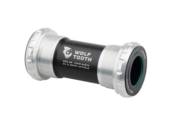 Wolf Tooth suport BSA do Shimano 24 mm Raw Silver