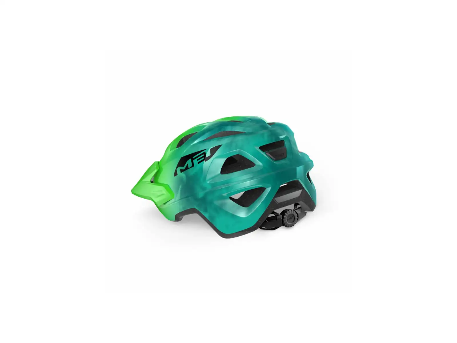 MET Eldar junior kask zielona tie-dye rozmiar Uni (52-57 cm)