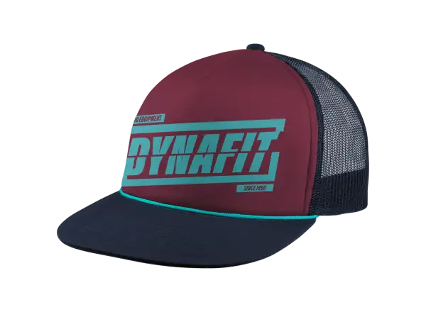 Dynafit Graphic Trucker czapka z daszkiem Burgundy/Tabloid