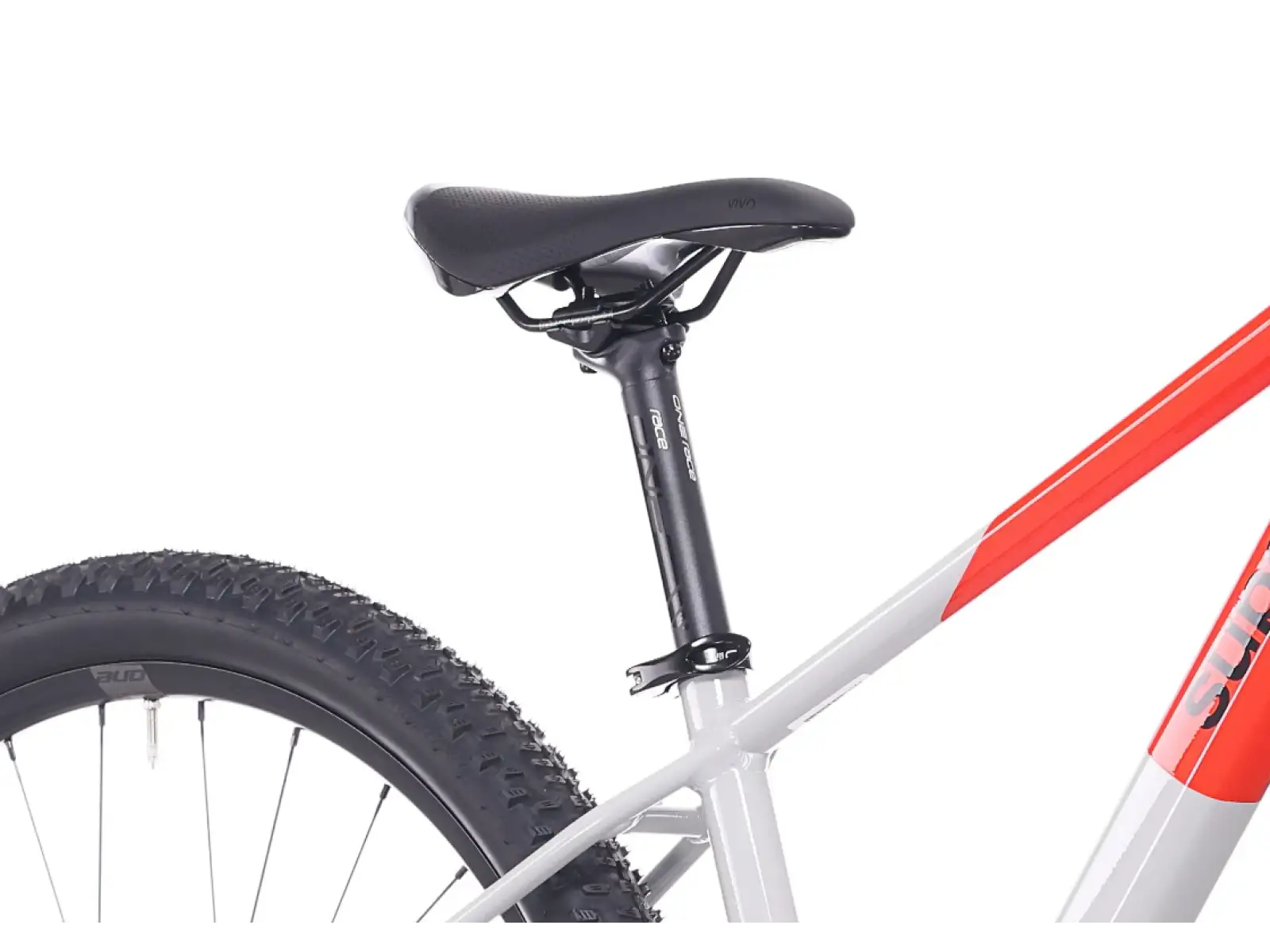 Superior Team 27.3 rower górski dla dzieci Gloss Grey/Red