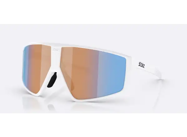 Bliz P002 okulary przeciwsłoneczne Matte White/Nano Optics Nordic Light Coral/Orange Blue Mult