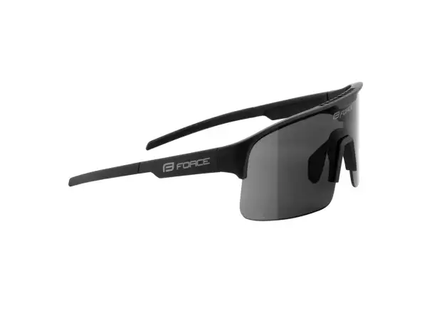 Force Spire okulary rowerowe czarne/czarne lustrzana soczewka