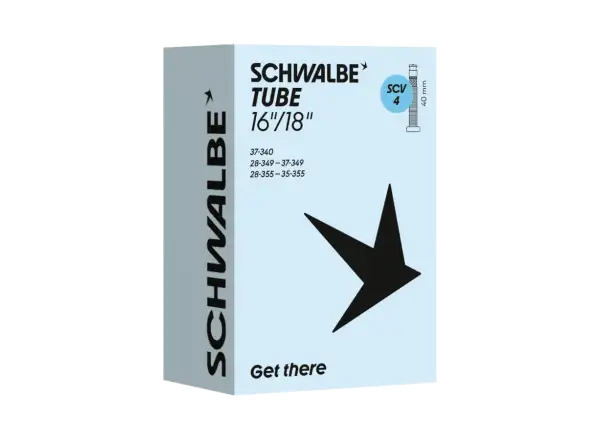 Schwalbe dętka 16"/18" 28/37-340/355 Clik zawór 40mm