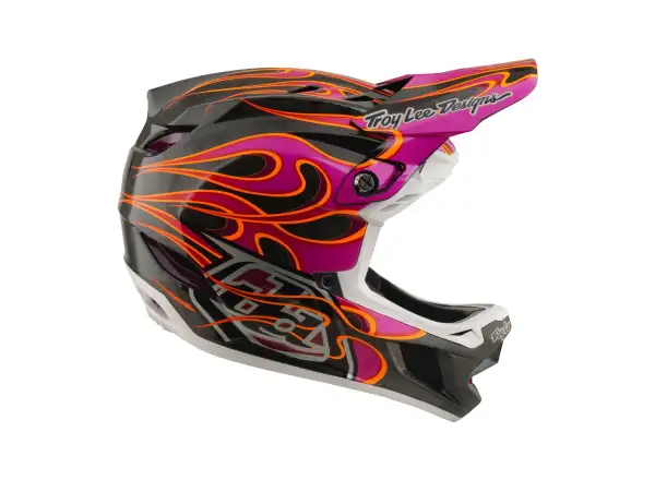 Troy Lee Designs D4 Carbon MIPS kask Torched Carbn/Magenta