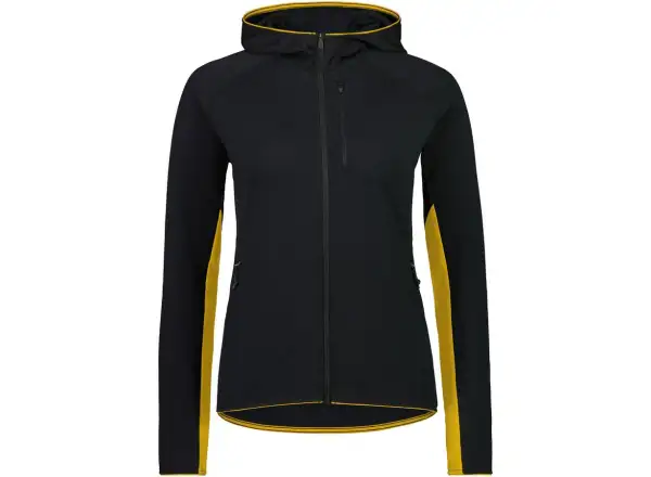 Mons Royale Approach Merino Shift Fleece Hood damska bluza dlugi rekaw czarna