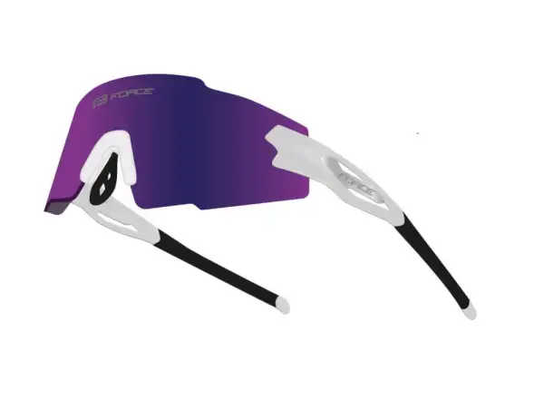 Force Mantra okulary rowerowe Biała/Fioletowa