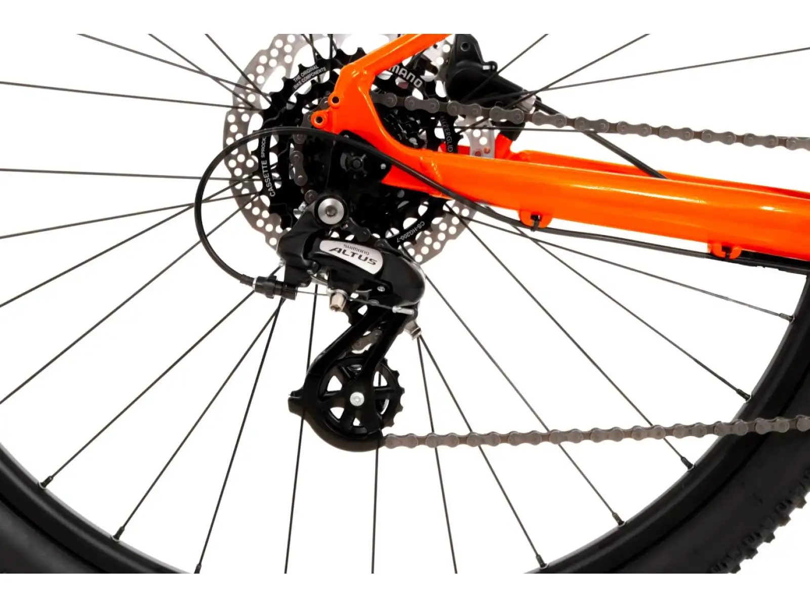 Rock Machine Blizz 10-29 gloss neon orange/dark red/black rower górski