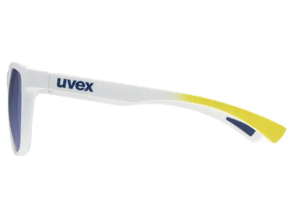 Uvex ESNTL Spirit okulary White Matt/Mirror Blue