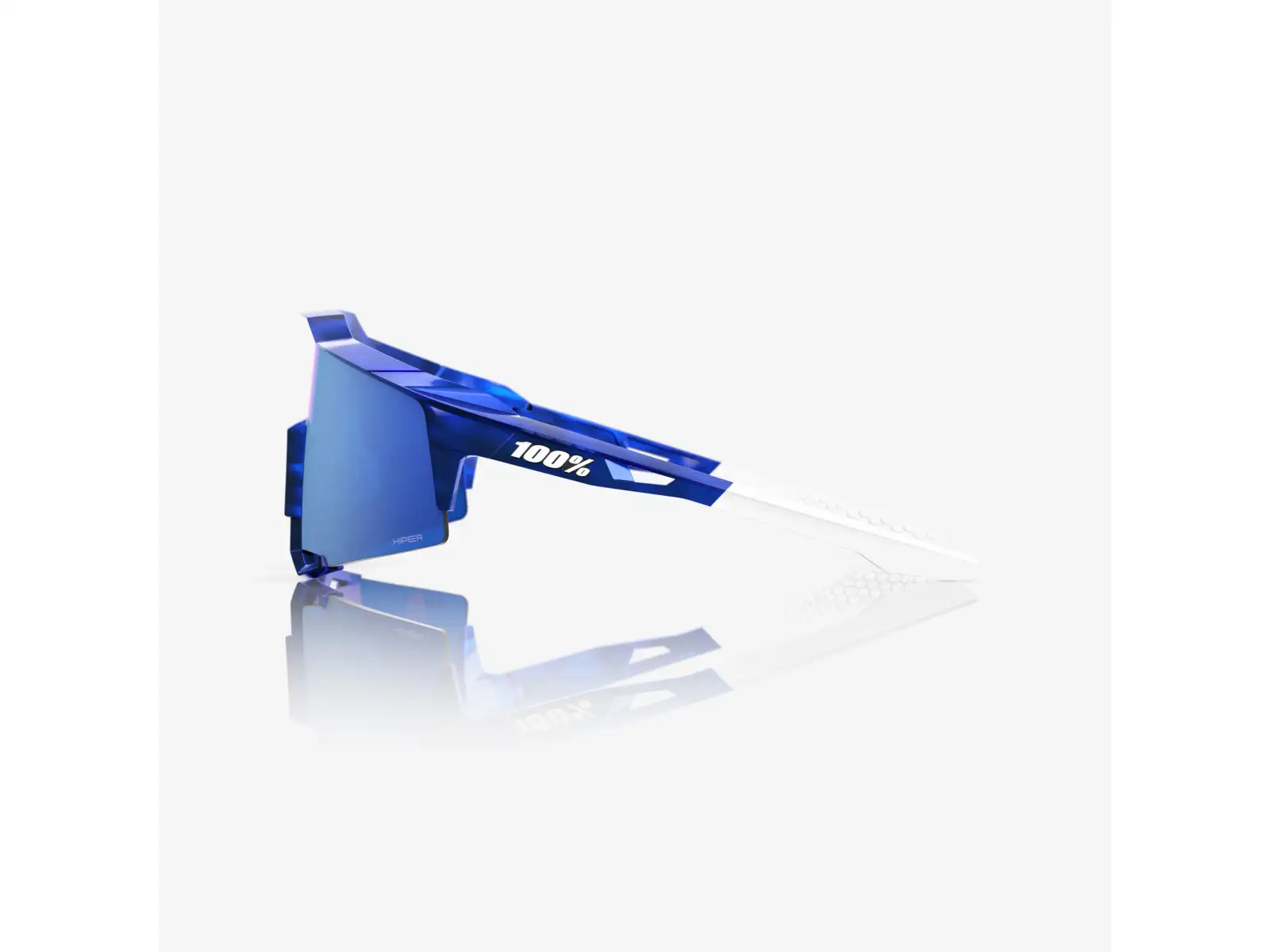 100% okulary Speecraft RBH Gloss Blue Holographic/HiPER Royal Blue Mirror Lens