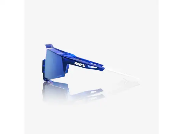 100% okulary Speecraft RBH Gloss Blue Holographic/HiPER Royal Blue Mirror Lens