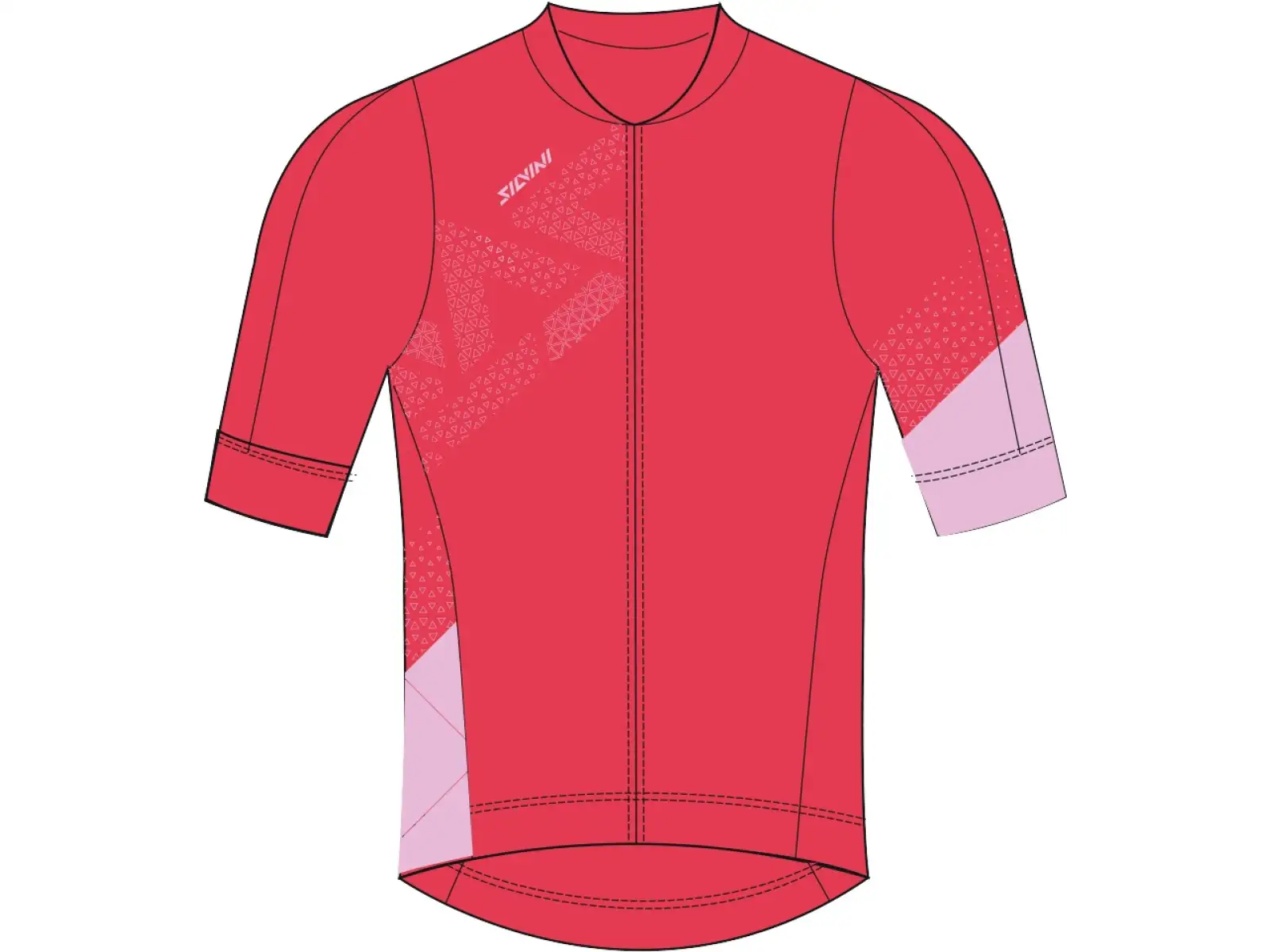 Silvini Rosalia damski dres krótki rękaw ruby/pink