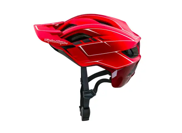 Troy Lee Designs Flowline SE Mips kask Pinstripe Red