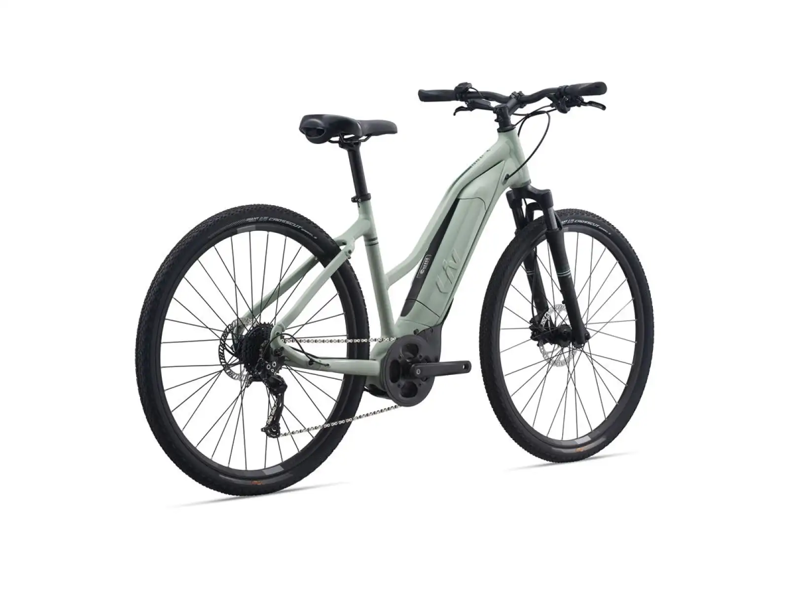 Liv Rove E+ damski rower trekkingowy elektryczny laurel