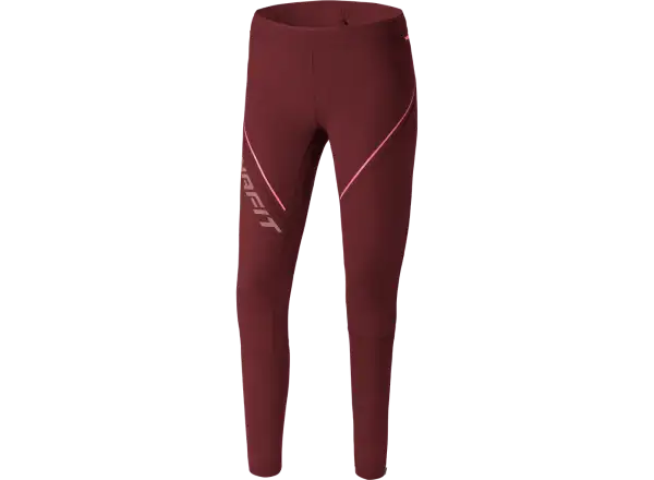 Dynafit Winter damskie legginsy do biegania Burgundy