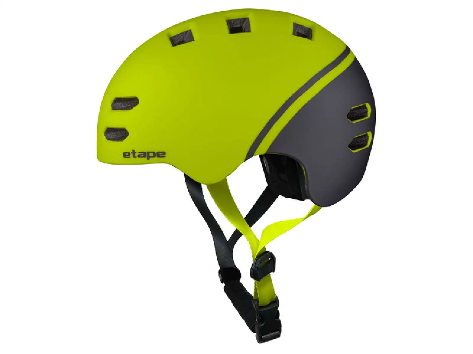 Etape Buddy kask dziecięcy lime/antracyt