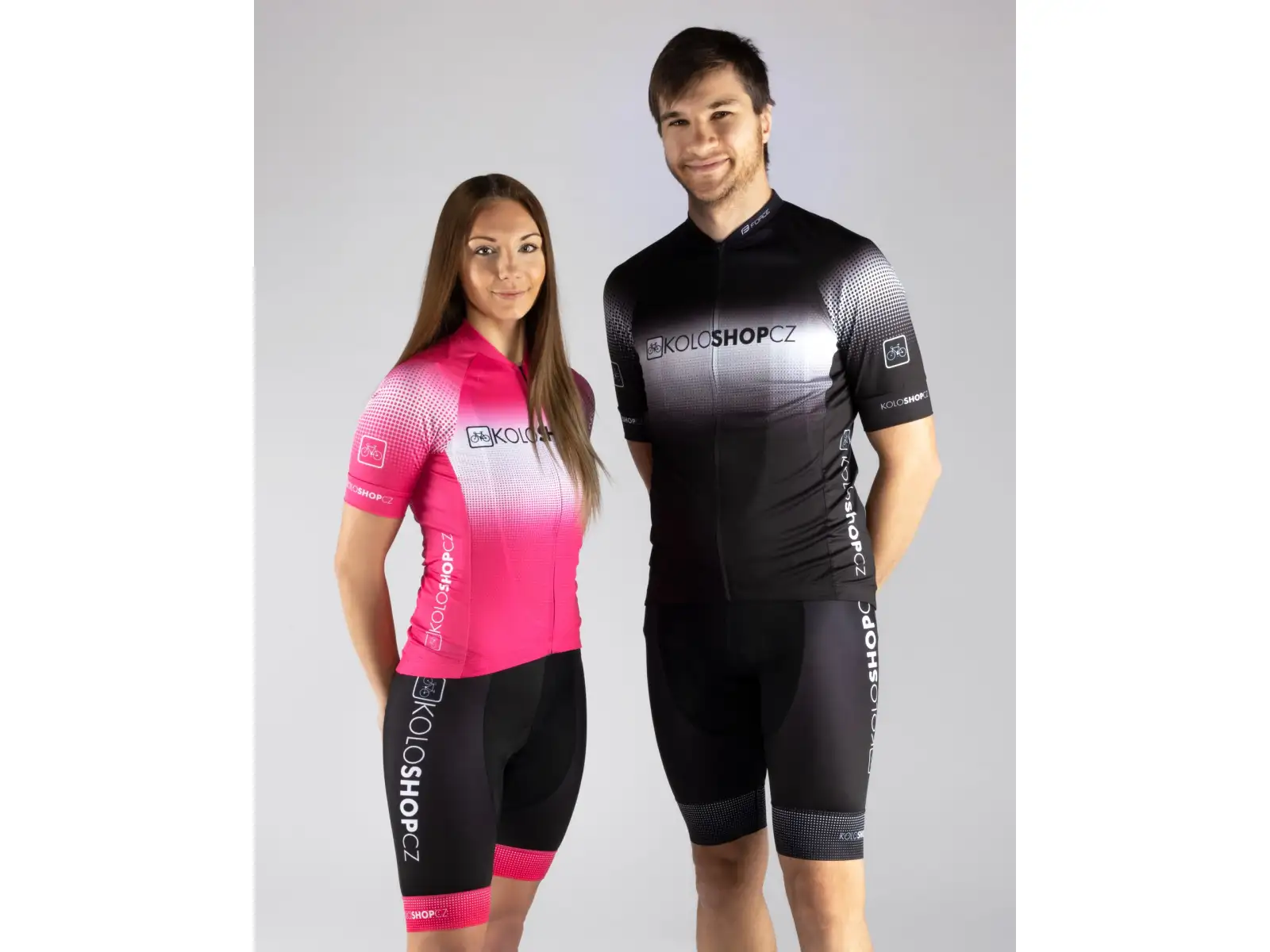 Koloshop Force damski dres krótki rękaw Lady růžová