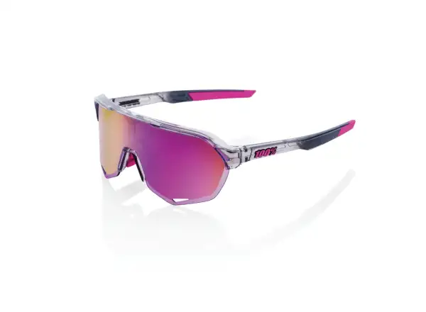 100% S2 Tokyo Night okulary Polished Translucent Grey/Purple