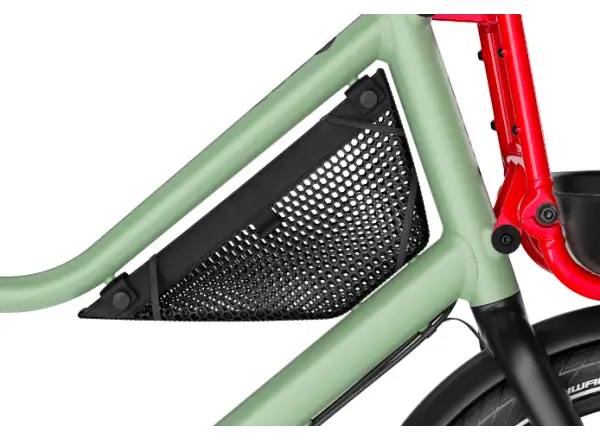 Woom 4 Now rower dziecięcy 16" Moss Green/Formular Red