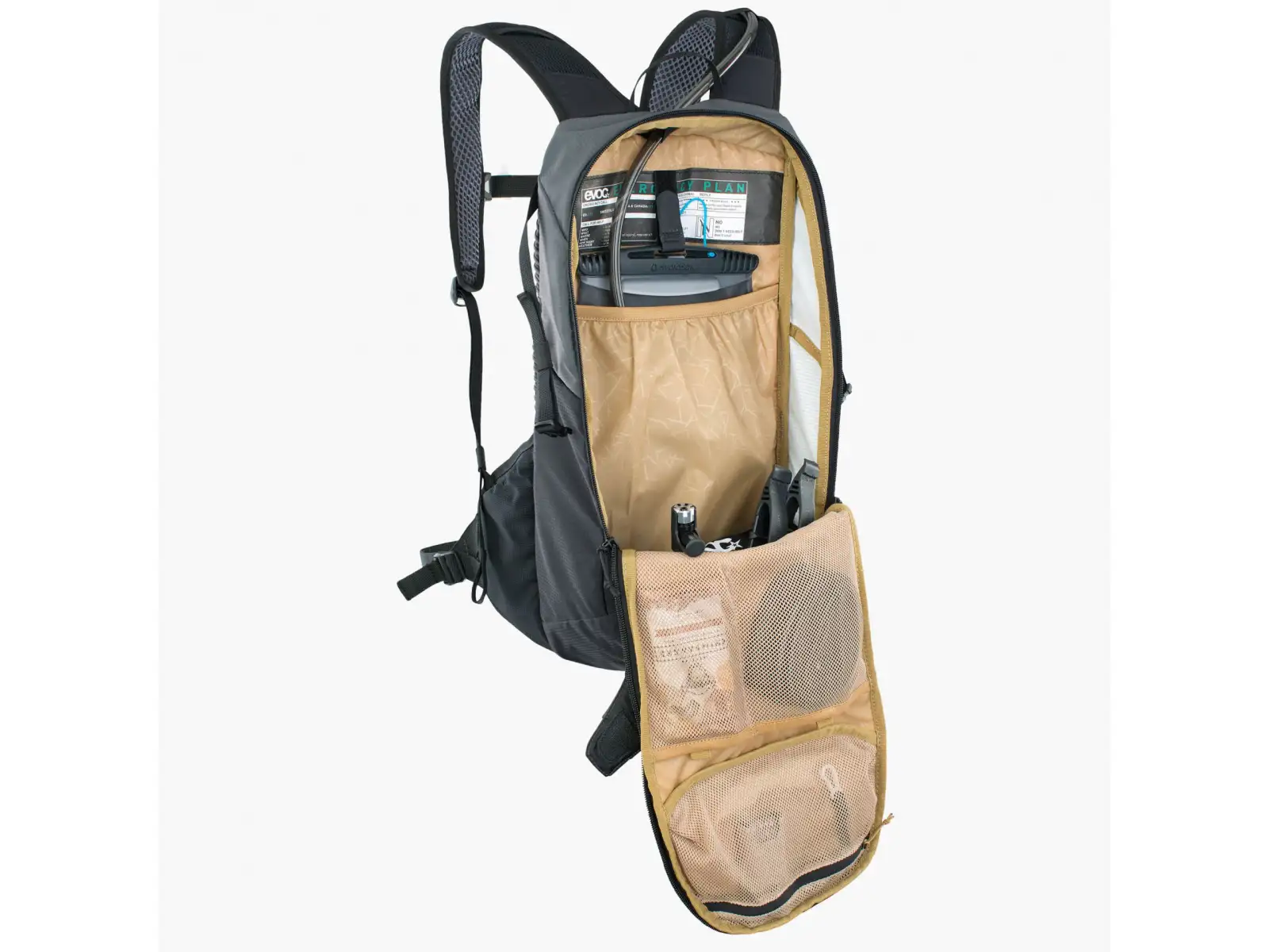 Evoc Ride 12 plecak 12 l + zestaw nawadniający 2 l carbon grey/black