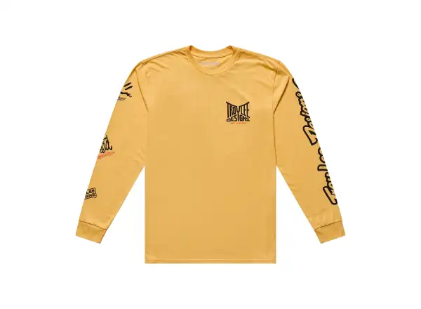 Troy Lee Designs męska koszulka długi rękaw na kierownicę Bleached melon