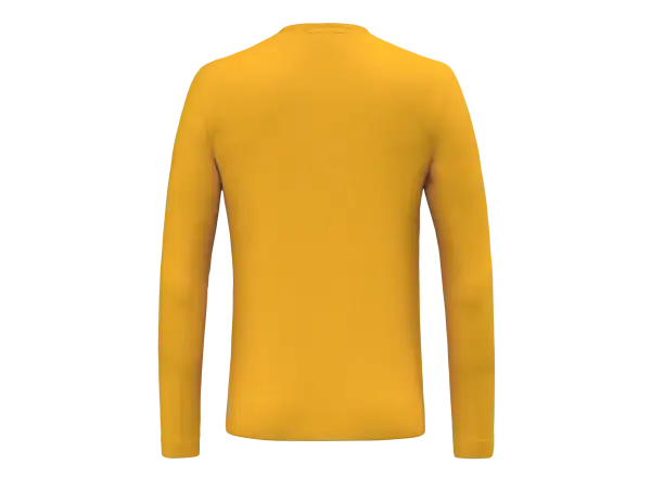 Salewa Solidlogo Dry męska koszulka długi rękaw Gold