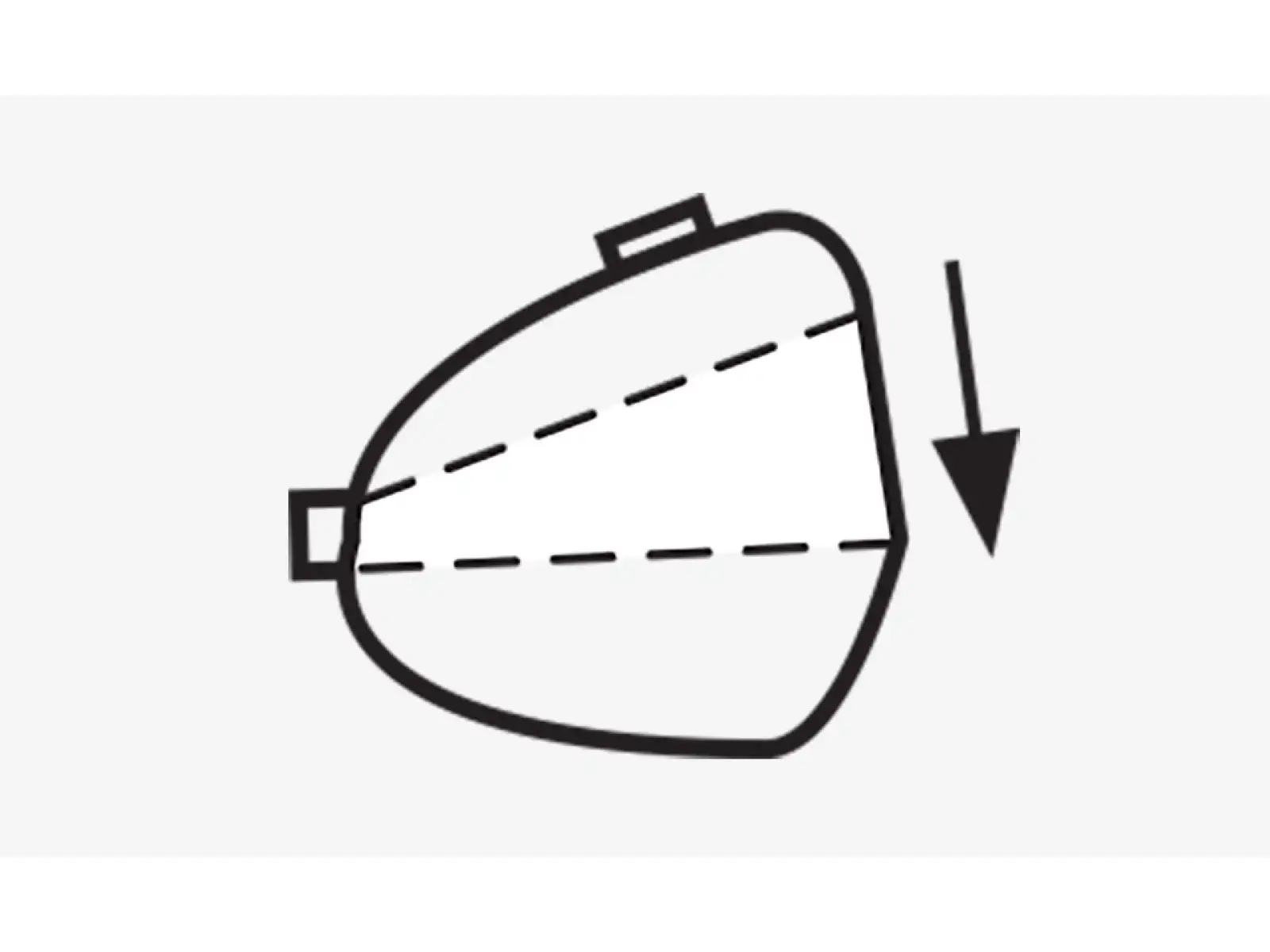 Topeak Wedge Pack II torba pod siodło 1,25/1,65 l czarna, rozm. L