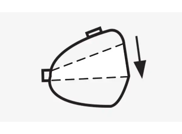 Topeak Wedge Pack II torba pod siodło 1,25/1,65 l czarna, rozm. L