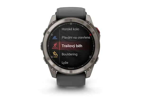 Garmin fenix 8 Pro 51 mm AMOLED Sapphire inteligentny zegarek Titanium Graphite/Black