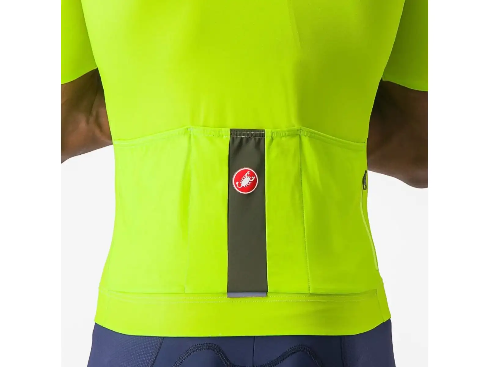 Castelli Elements męska koszulka krótki rękaw Electric Lime