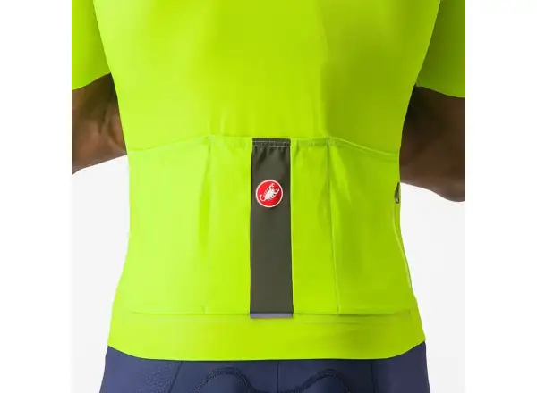 Castelli Elements męska koszulka krótki rękaw Electric Lime