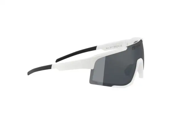 Force Zenith okulary rowerowe białe/czarne lustrzana szybka