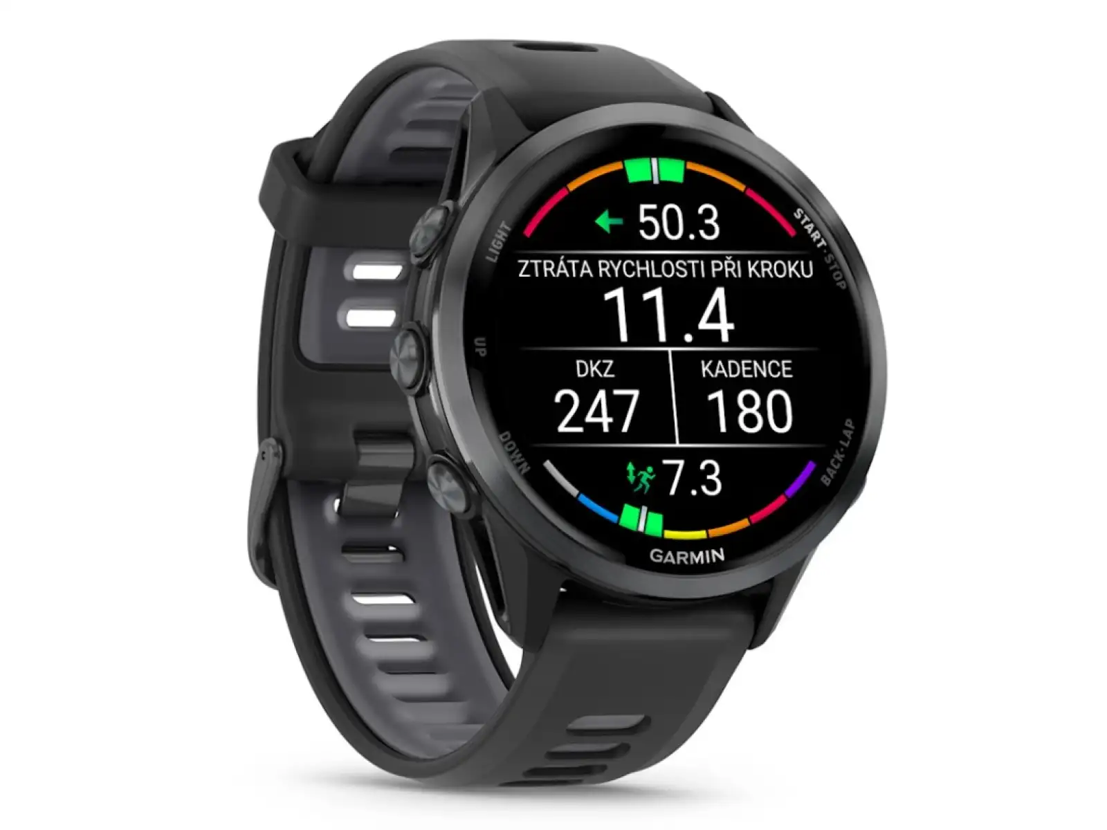 Garmin Forerunner 970 inteligentny zegarek Black/White