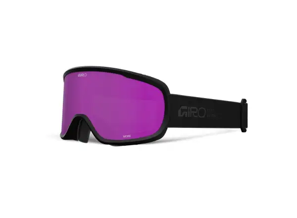 Giro Moxie damskie gogle narciarskie Black Stacked/Amber Pink/Yellow (2szkła)